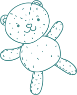 くまのぬいぐるみのアイコン