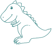 恐竜のアイコン